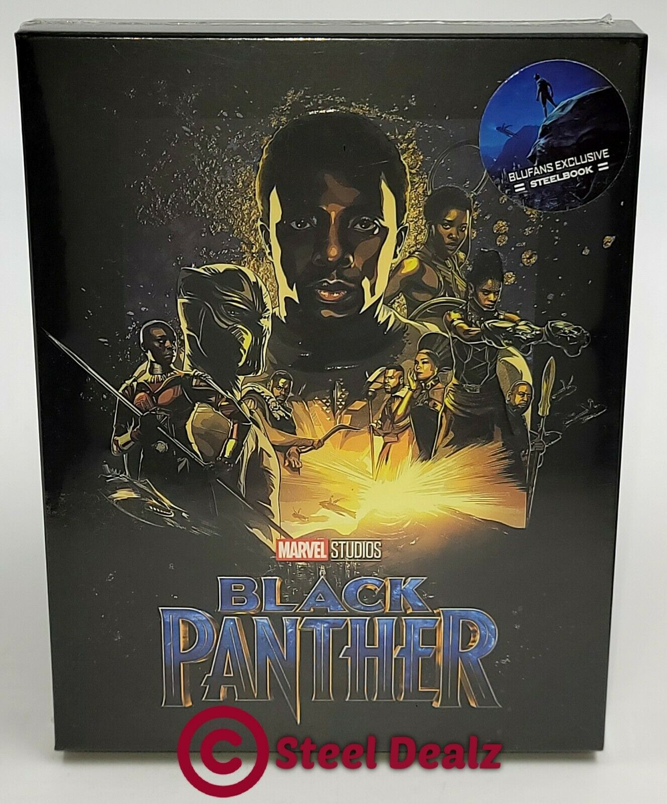 BLACK PANTHER [2D + 3D] Blu-ray WEA STEELBOOK [BLUFANS] FULLSLIP 