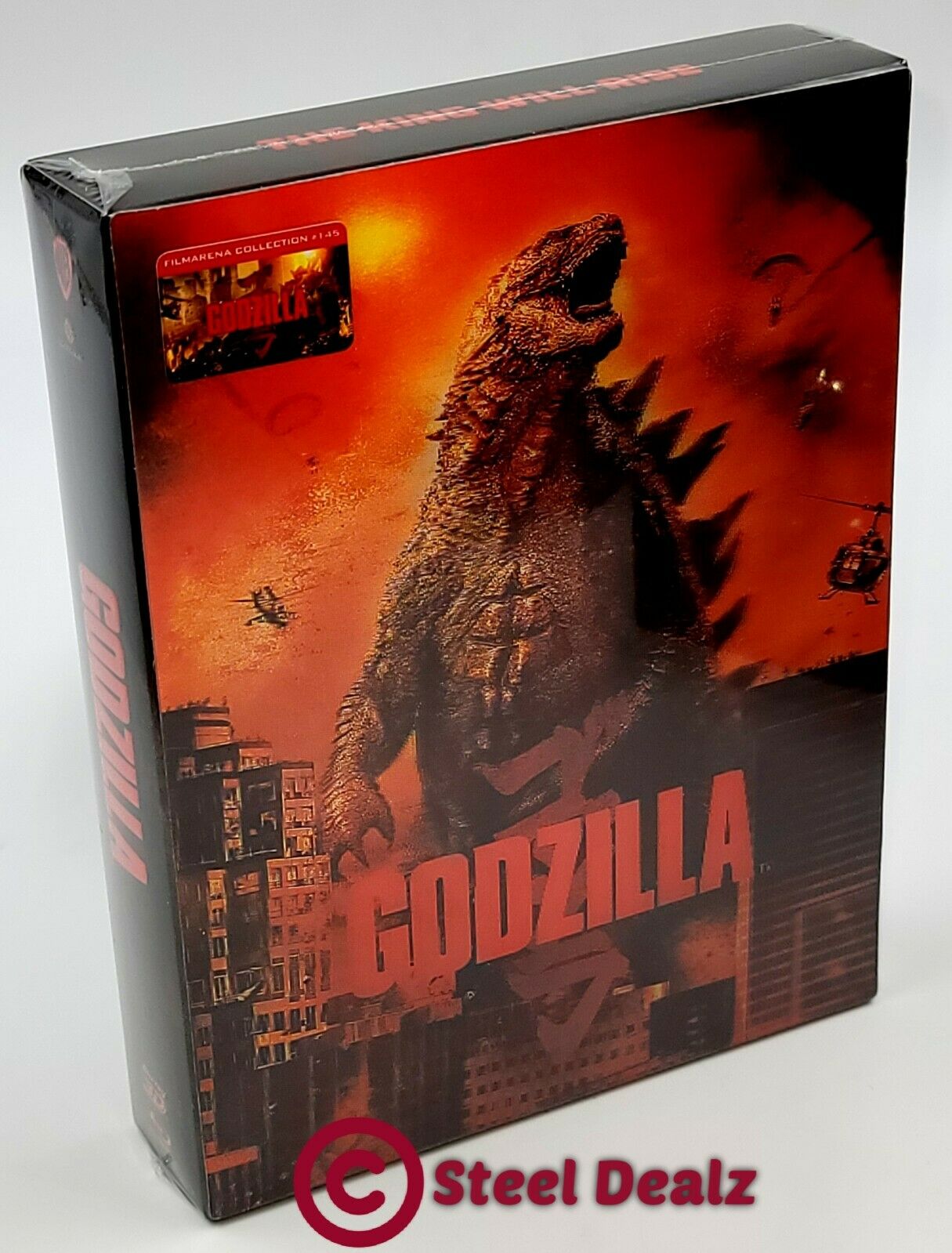 GODZILLA (2014) [2D + 3D] Blu-ray STEELBOOK [FILMARENA] XL DOUBLE