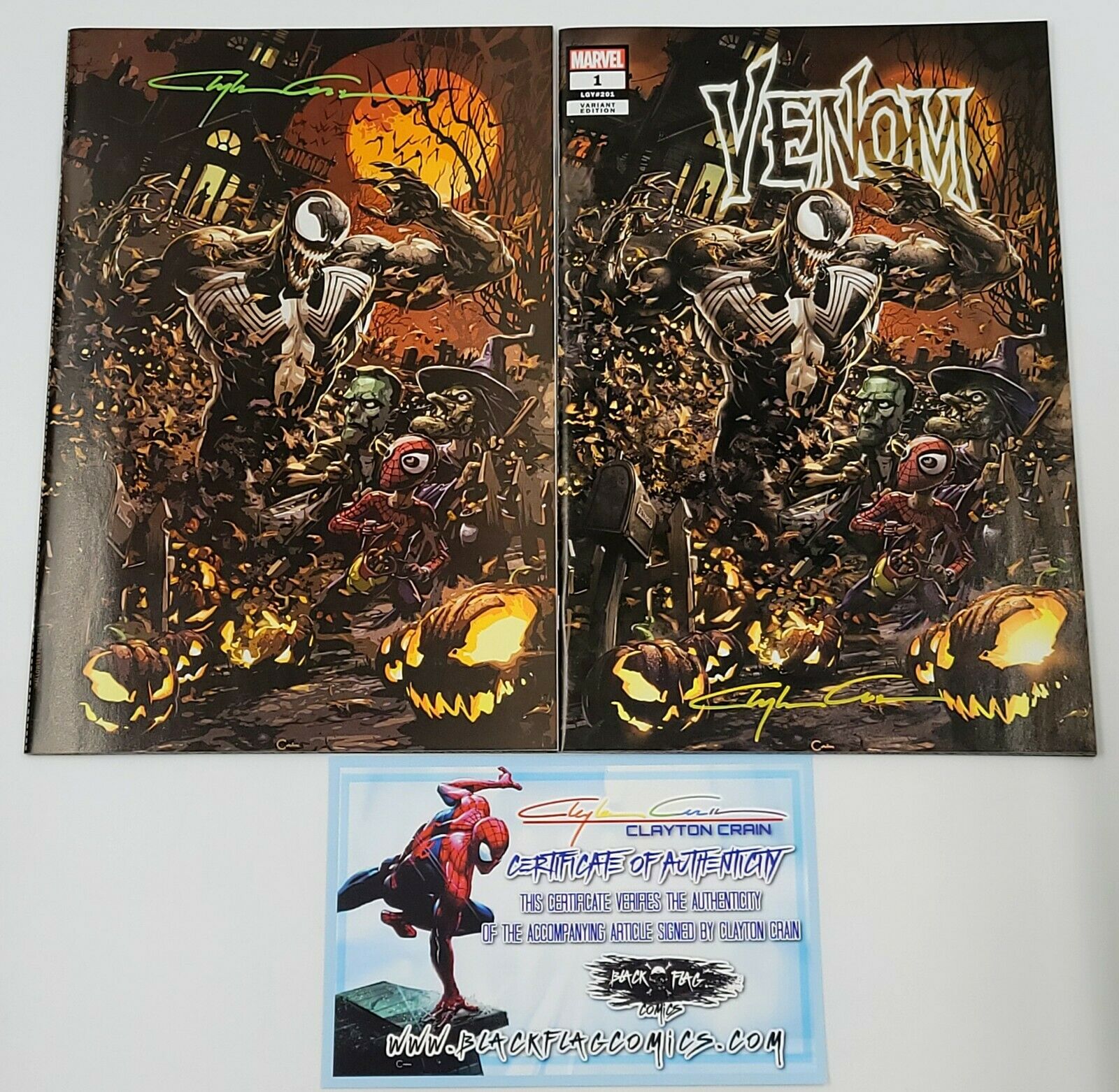 Venom #35 Clayton Crain set outlet variant