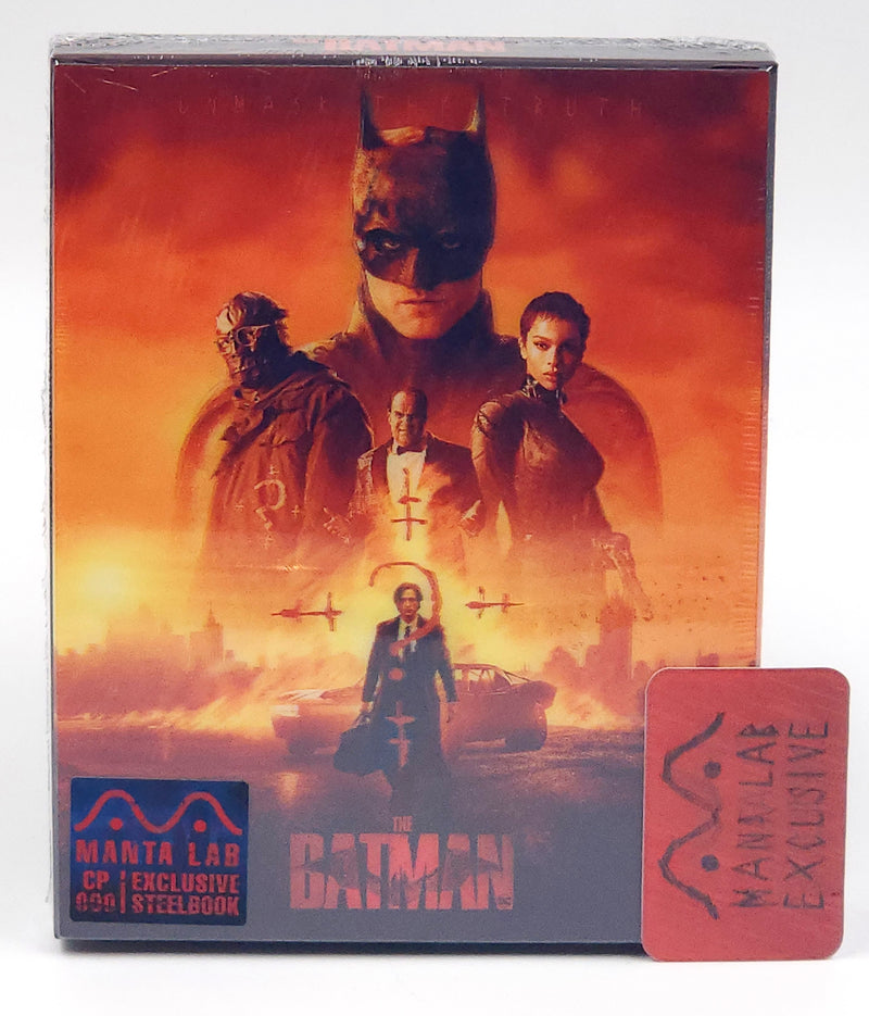 THE BATMAN DISCLESS STEELBOOK [MANTA LAB] DOUBLE LENTICULAR