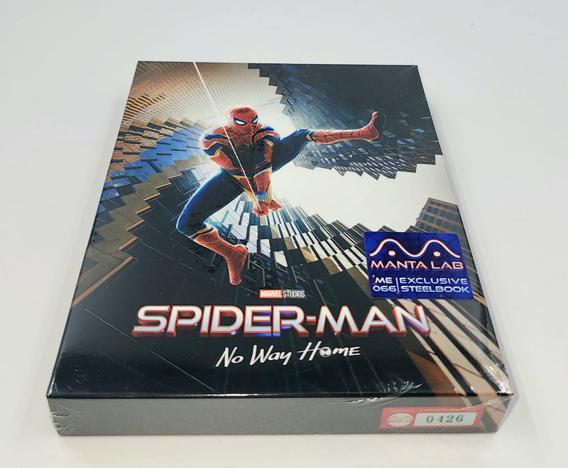 SPIDER-MAN NO WAY HOME  [4K UHD + 2D] Blu-ray STEELBOOK [MANTA LAB] FULLSLIP