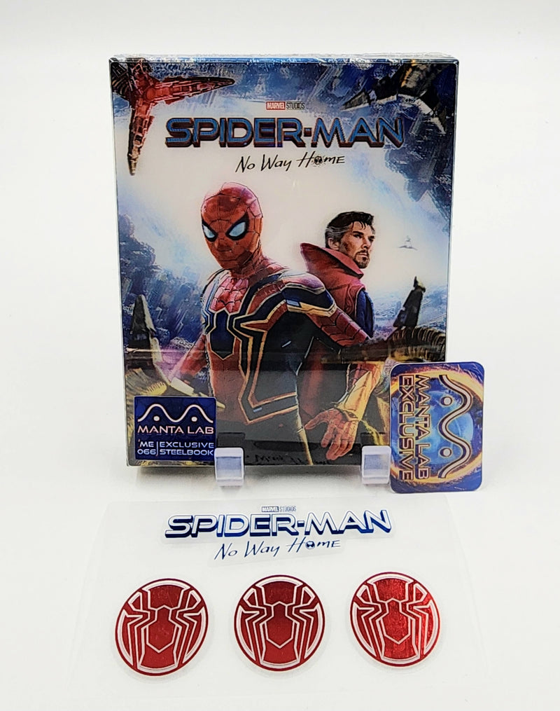 SPIDER-MAN NO WAY HOME  [4K UHD + 2D] Blu-ray STEELBOOK [MANTA LAB] LENTICULAR