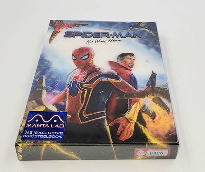 SPIDER-MAN NO WAY HOME  [4K UHD + 2D] Blu-ray STEELBOOK [MANTA LAB] LENTICULAR