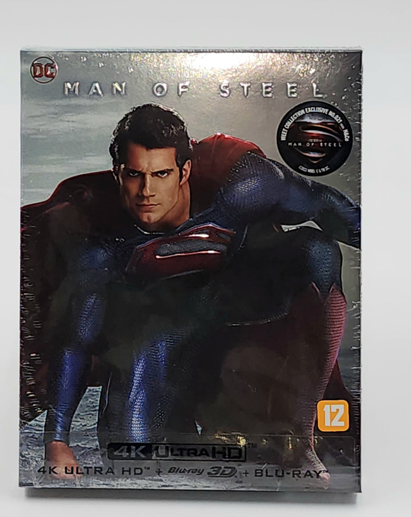 MAN OF STEEL [4K UHD + 3D + 2D] Blu-ray STEELBOOK [WeET COLLECTION] A1