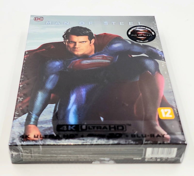 MAN OF STEEL [4K UHD + 3D + 2D] Blu-ray STEELBOOK [WeET COLLECTION] A1