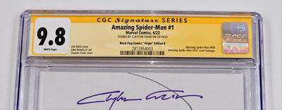 AMAZING SPIDER-MAN #1 CGC SS 9.8 CLAYTON CRAIN VIRGIN EDITION B