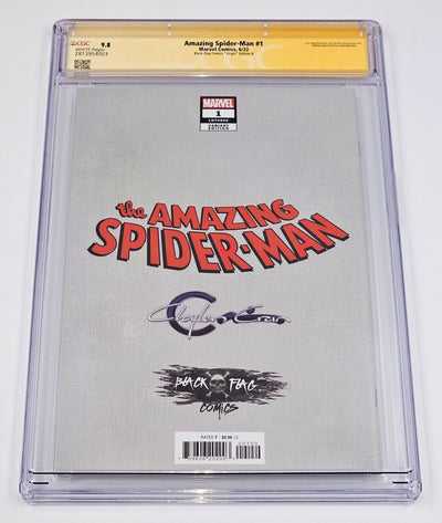 AMAZING SPIDER-MAN #1 CGC SS 9.8 CLAYTON CRAIN VIRGIN EDITION B