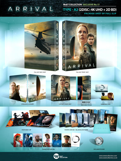 ARRIVAL  [4K UHD + 2D] Blu-ray STEELBOOK BOXSET [WeET COLLECTION]