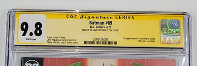 BATMAN #89 CGC SS 9.8 1ST APPEARANCE OF PUNCHLINE IN A CAMEO SIGNED BY TYNION