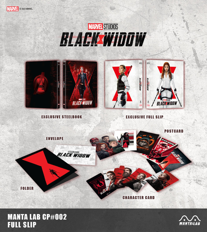 BLACK WIDOW DISCLESS STEELBOOK [MANTA LAB] FULLSLIP