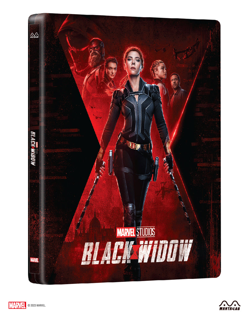 BLACK WIDOW DISCLESS STEELBOOK [MANTA LAB] DOUBLE LENTICULAR