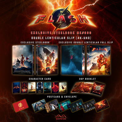 THE FLASH [4K UHD + 2D] Blu-ray STEELBOOK BOXSET [MANTA LAB]