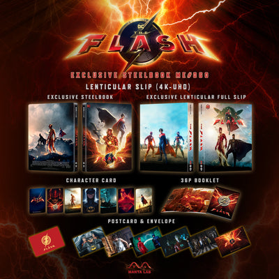 THE FLASH [4K UHD + 2D] Blu-ray STEELBOOK BOXSET [MANTA LAB]