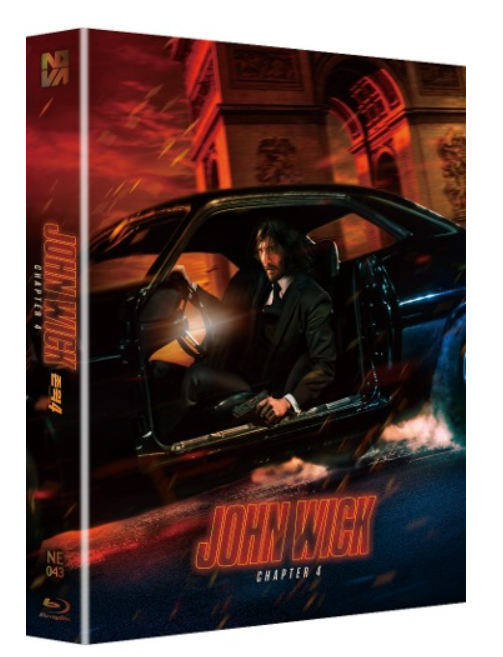 JOHN WICK CHAPTER 4 Blu-ray STEELBOOK [NOVAMEDIA] FULLSLIP B