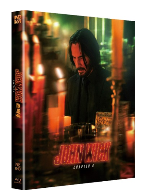 JOHN WICK CHAPTER 4 Blu-ray STEELBOOK [NOVAMEDIA] LENTICIULAR O-RING