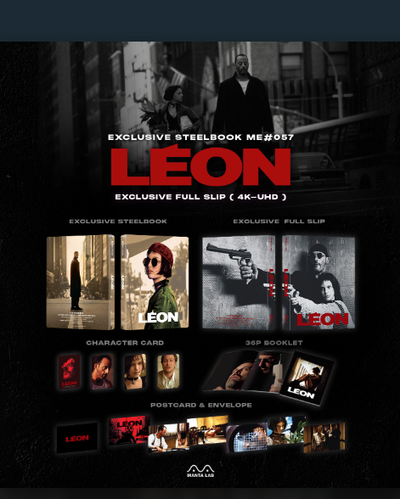 LEON [4K UHD + 2D] Blu-ray STEELBOOK [MANTA LAB] FULLSLIP