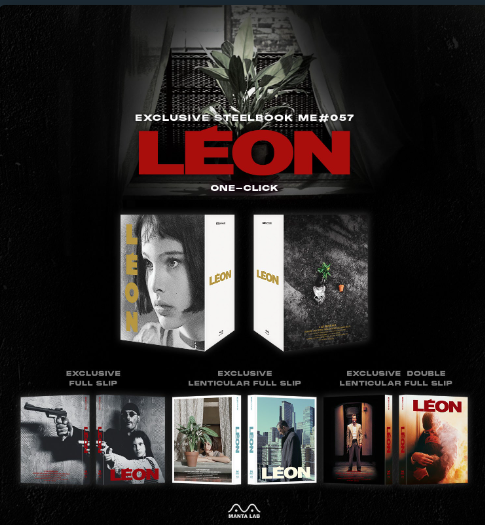 LEON [4K UHD + 2D] Blu-ray STEELBOOK BOXSET [MANTA LAB]