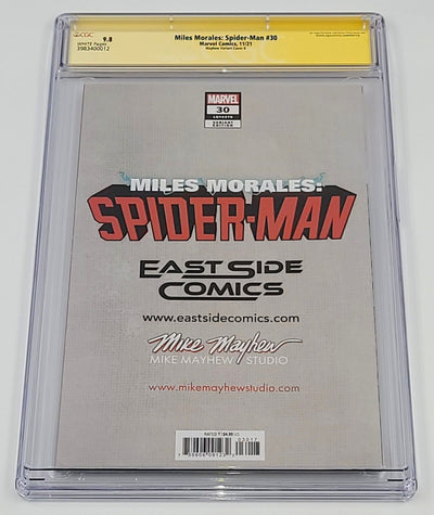 MILES MORALES: SPIDER-MAN #30 CGC SS 9.8 MAYHEW VARIANT COVER B