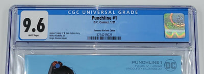 PUNCHLINE #1 CGC 9.6 1:25 JORGE JIMENEZ VARIANT COVER