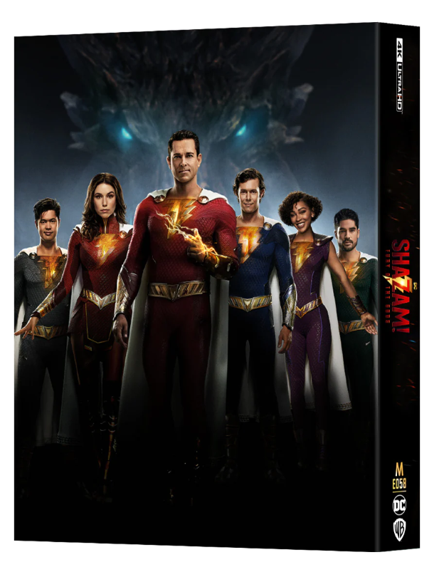 SHAZAM! FURY OF GODS [4K UHD + 2D] Blu-ray STEELBOOK [MANTA LAB] FULLSLIP