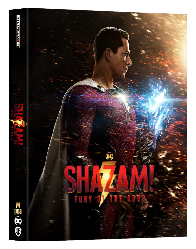 SHAZAM! FURY OF GODS [4K UHD + 2D] Blu-ray STEELBOOK [MANTA LAB] FULLSLIP