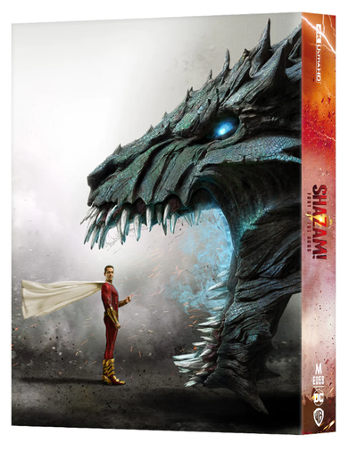 SHAZAM! FURY OF GODS [4K UHD + 2D] Blu-ray STEELBOOK [MANTA LAB] LENTICULAR