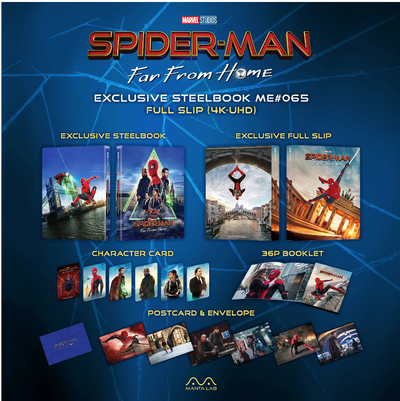 SPIDER-MAN FAR FROM HOME  [4K UHD + 2D] Blu-ray STEELBOOK [MANTA LAB] FULLSLIP