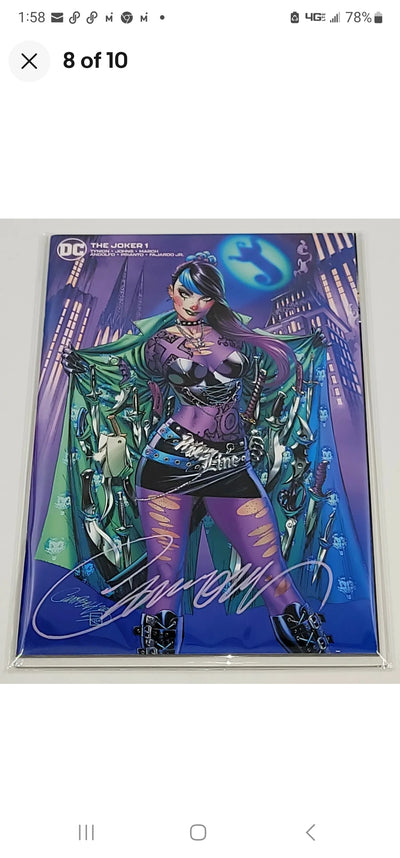 THE JOKER #1 SET OF 3 SIGNED WITH COA FROM J. SCOTT CAMPBELL