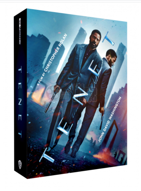 TENET [4K UHD + 2D] Blu-ray STEELBOOK [FILMARENA] LENTICULAR