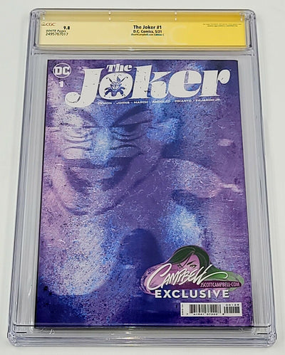 THE JOKER #1 J. SCOTT CAMPBELL EDITION C VIRGIN COVER CGC SS 9.8 [PUNCHLINE]