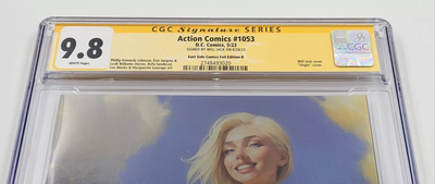 ACTION COMICS #1053 CGC SS 9.8 SIGNED BY WILL JACK FOIL VIRGIN VARIANT B