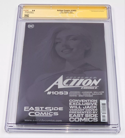 ACTION COMICS #1053 CGC SS 9.8 SIGNED BY WILL JACK FOIL VIRGIN VARIANT B