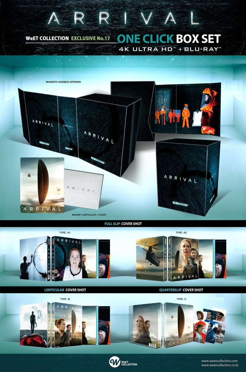 ARRIVAL  [4K UHD + 2D] Blu-ray STEELBOOK BOXSET [WeET COLLECTION]