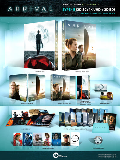 ARRIVAL [4K UHD + 2D] Blu-ray STEELBOOK [WeET COLLECTION] LENTICULAR