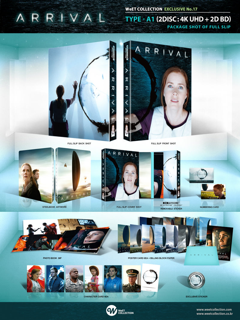 ARRIVAL [4K UHD + 2D] Blu-ray STEELBOOK [WeET COLLECTION] FSA1