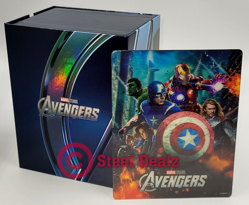 THE AVENGERS  (EMPTY BOXSET) *NO STEELBOOKS / DISCS* [THE WeEt COLLECTION]