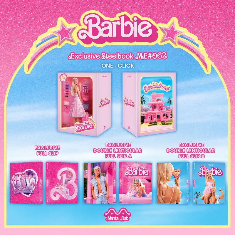 BARBIE [4K UHD + 2D] BLU-RAY STEELBOOK 1-CLICK BOXSET [MANTA LAB]