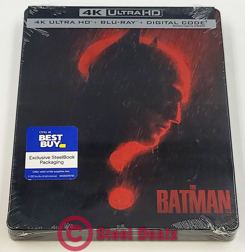 THE BATMAN [4K UHD + 2D] Blu-ray STEELBOOK [BEST BUY]