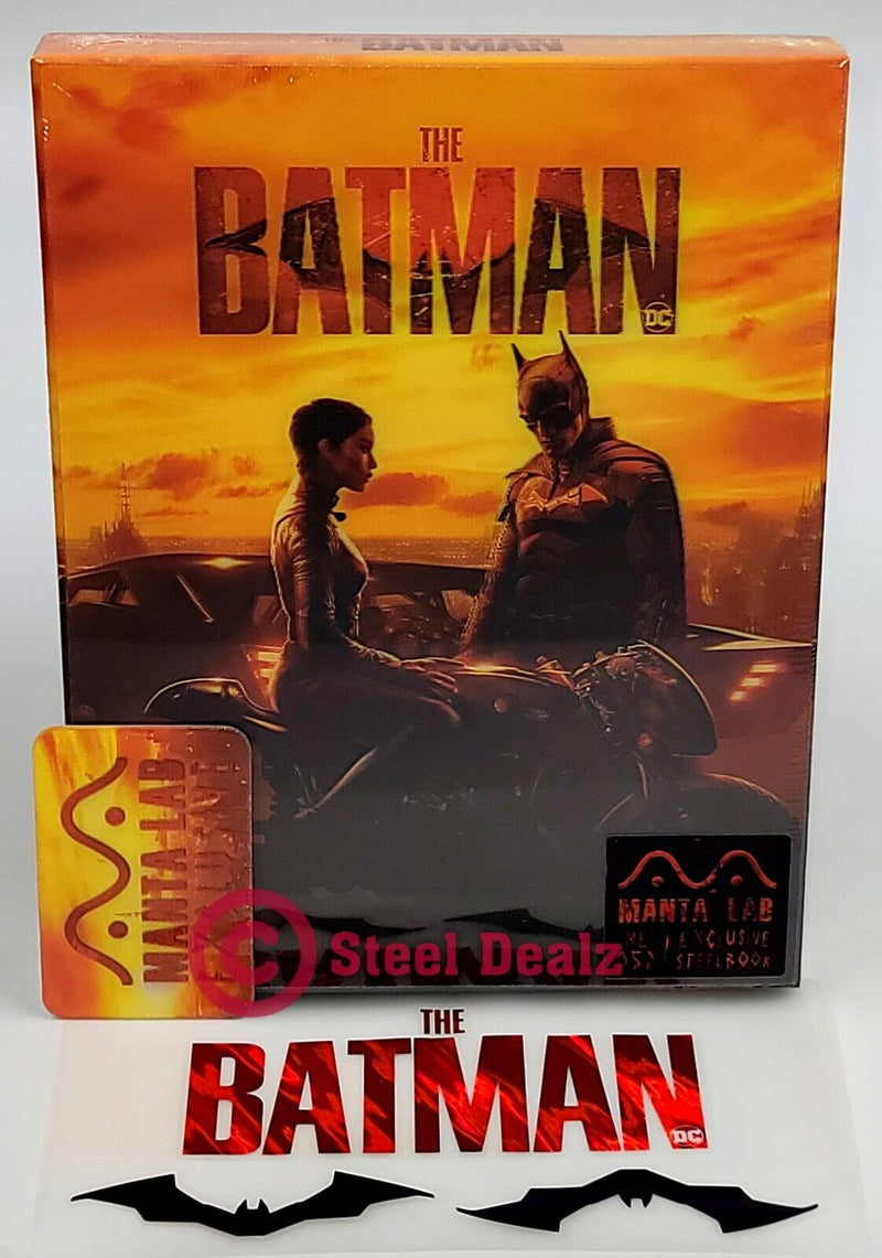 THE BATMAN [4K UHD + 2D] Blu-Ray STEELBOOK [MANTA LAB] LENTICULAR