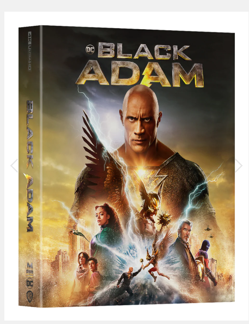 BLACK ADAM [4K UHD + 2D] Blu-ray STEELBOOK [MANTA LAB] LENTICULAR