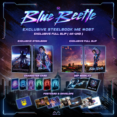 BLUE BEETLE 4K UHD +2D BLU-RAY STEELBOOK 1-CLICK BOXSET [MANTA LAB]