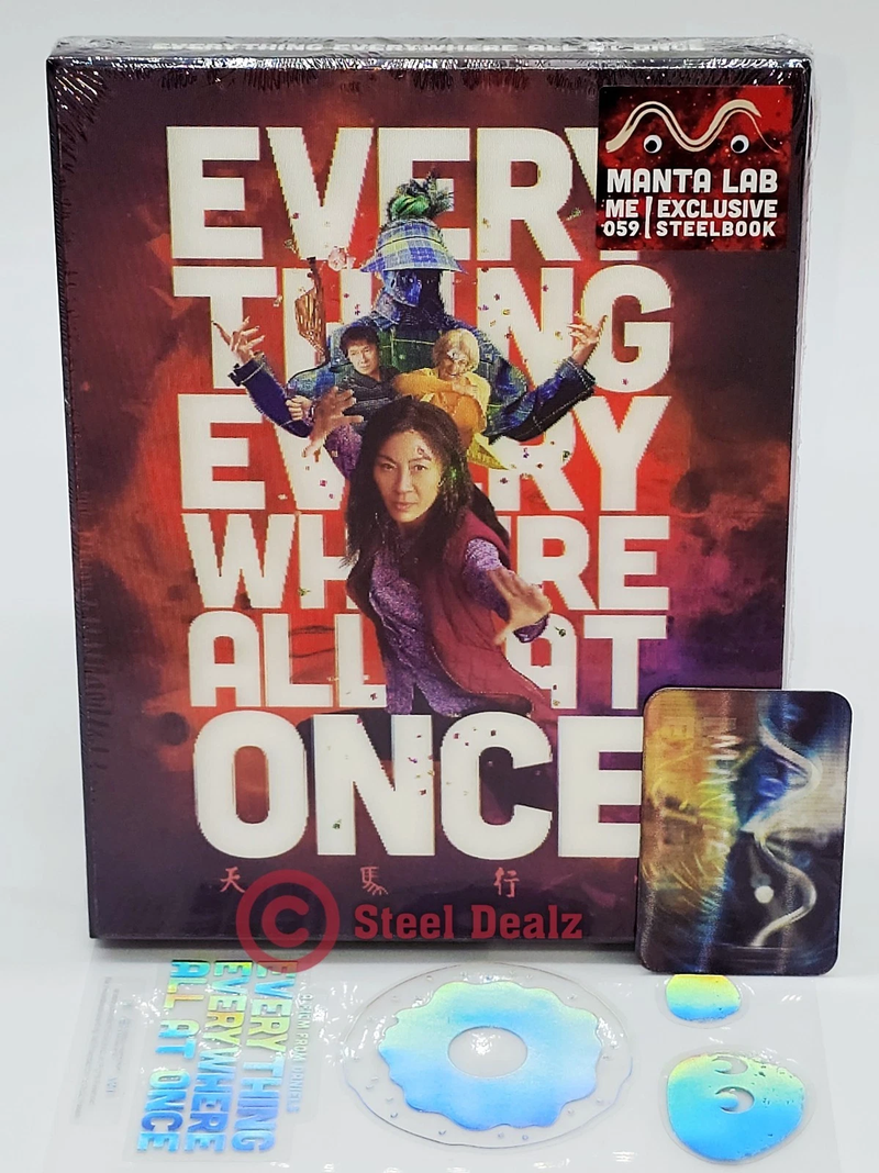 Hover to zoom Have one to sell? Sell now EVERYTHING EVERYWHERE ALL AT ONCE Blu-ray STEELBOOK [MANTA LAB] LENTICULAR