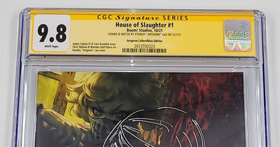 HOUSE OF SLAUGHTER #1 ARTGERM EXCLUSIVE CGC SS 9.8 SIGNED & SKETCHED BY ARTGERM