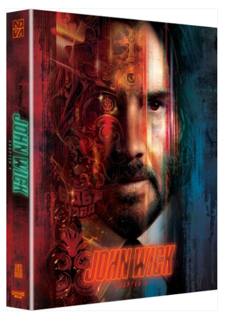 JOHN WICK CHAPTER 4 4 K UHD Blu-ray STEELBOOK [NOVAMEDIA] LENTICULAR