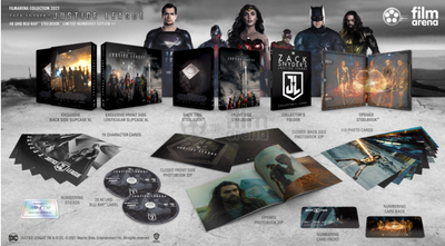 ZACK SNYDER'S JUSTICE LEAGUE 4K + 2D Blu-ray STEELBOOK SET [FILMARENA] HARDBOX