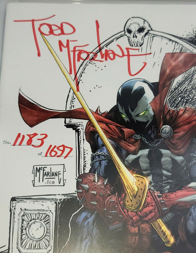 KING SPAWN #1 1:250 VARIANT CGC 9.8 SIGNED BY TODD MCFARLANE #1183/1697