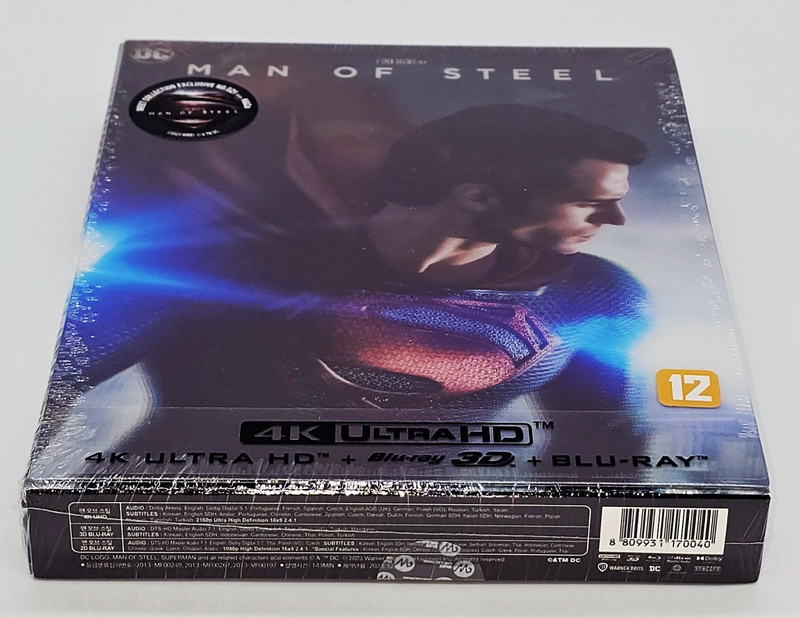 MAN OF STEEL [4K UHD + 3D + 2D] Blu-ray STEELBOOK [WeET COLLECTION] B1