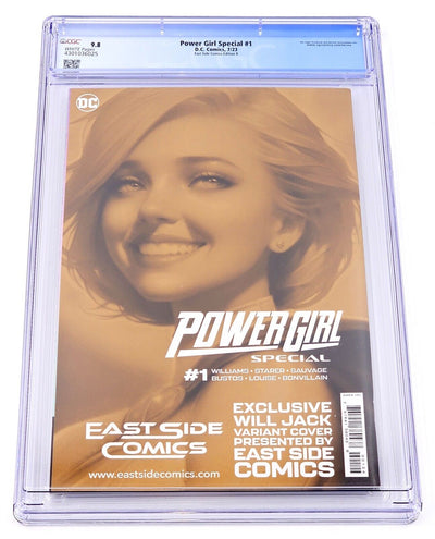 POWER GIRL SEPCIAL #1 CGC 9.8 WILL JACK VIRGIN VARIANT EASTSIDE COMICS