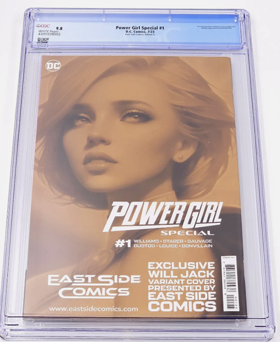 POWER GIRL SPECIAL #1 CGC 9.8 WILL JACK VIRGIN VARIANT C