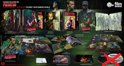 PREDATOR STEELBOOK [NO DISCS] FILMARENA FULLSLIP EDITION 1